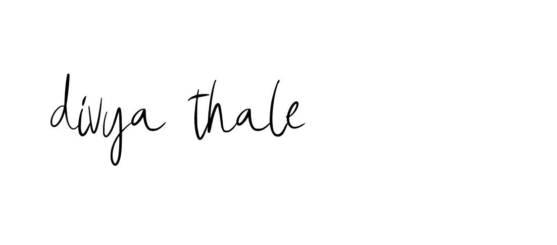 Signature of divya-thale