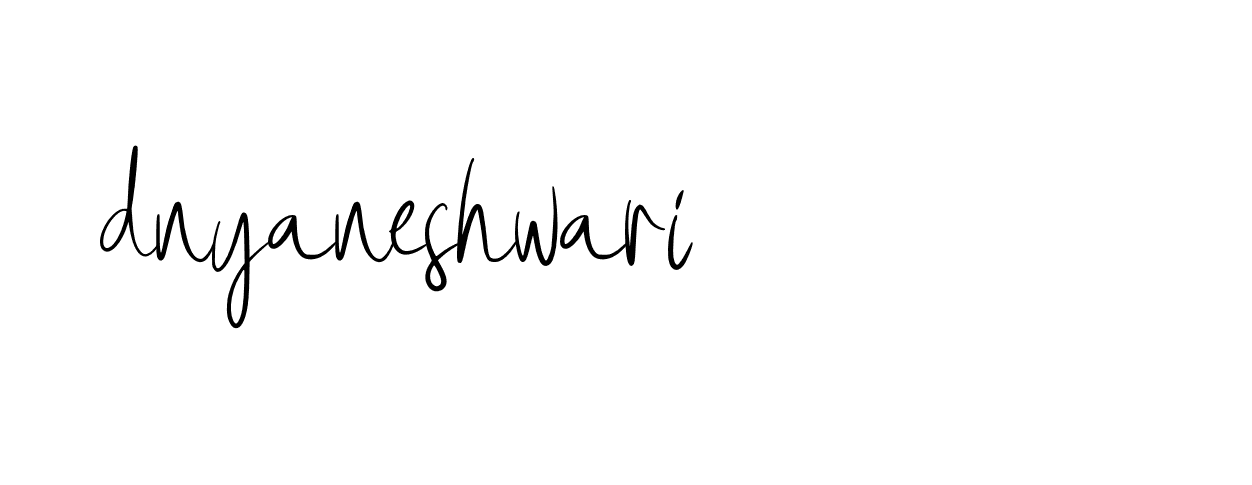 Signature of dnyaneshwari-