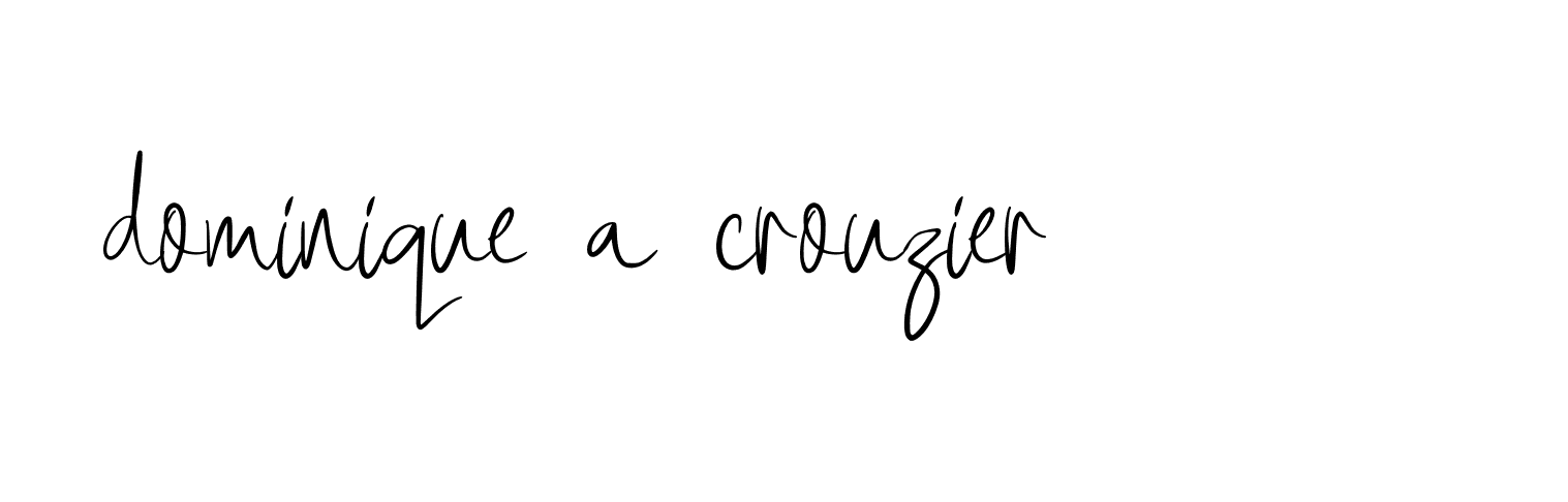 Signature of dominique-a-crouzier