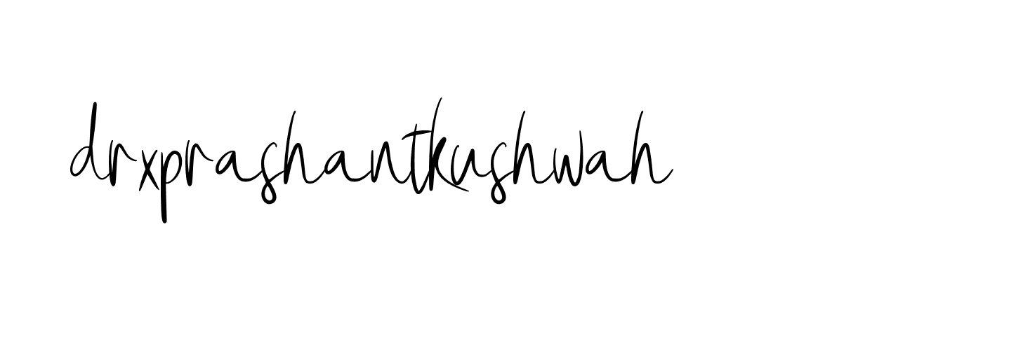 Signature of drxprashantkushwah