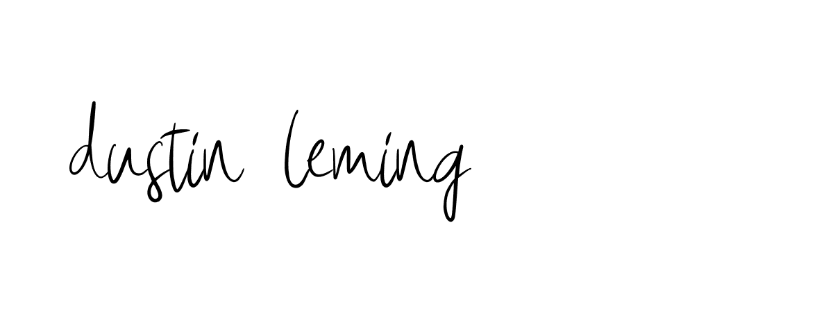 Signature of dustin-leming