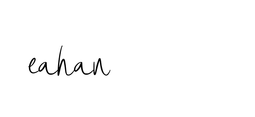 Signature of eahan