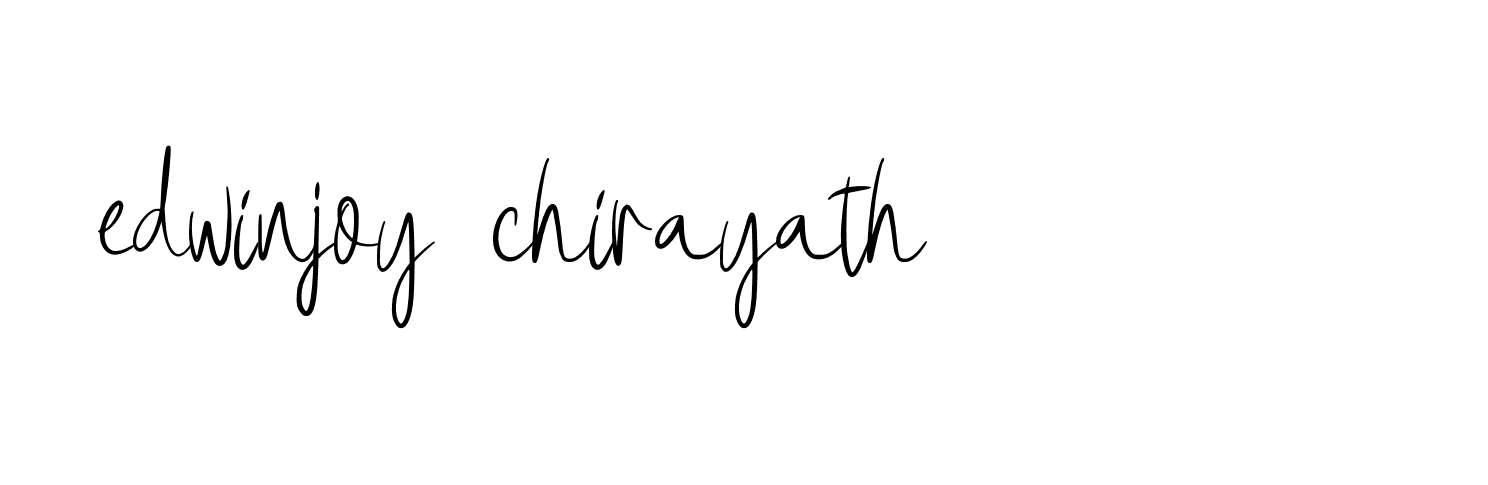 Signature of edwinjoy-chirayath-