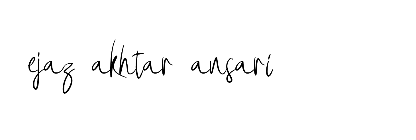 Signature of ejaz-akhtar-ansari