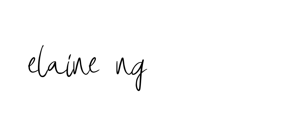 Signature of elaine-ng