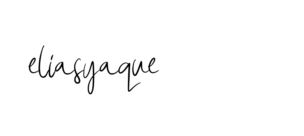 Signature of eliasyaque