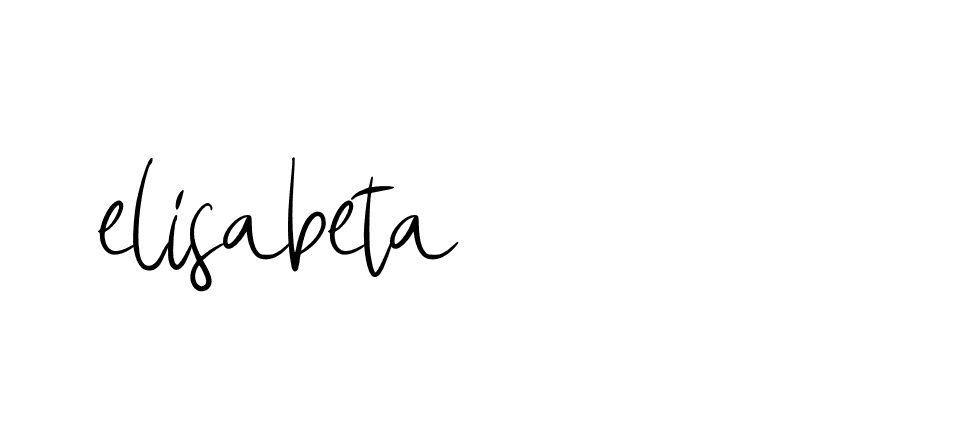 Signature of elisabeta