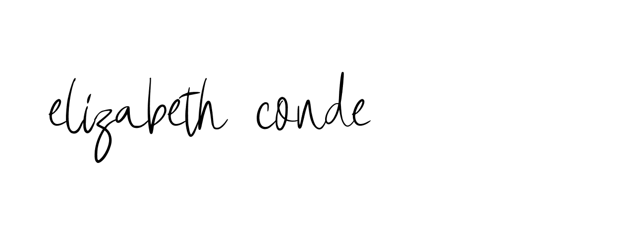 Signature of elizabeth-conde