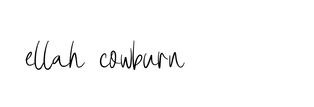 Signature of ellah-cowburn