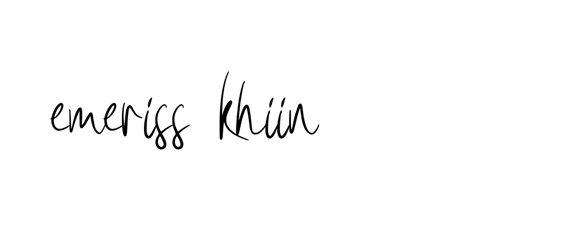 Signature of emeriss-khiin