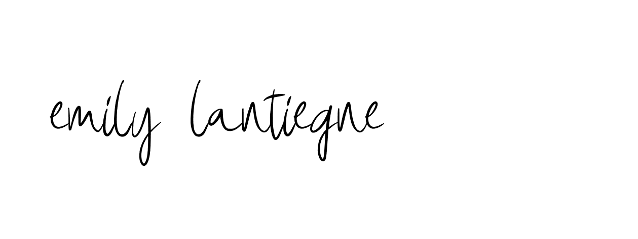 Signature of emily-lantiegne