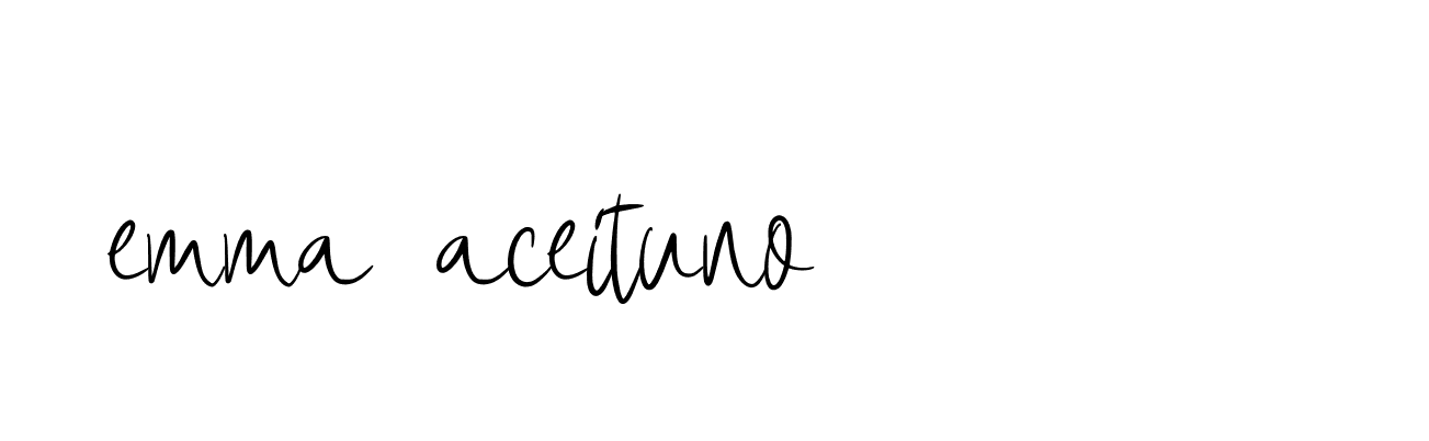 Signature of emma-aceituno-