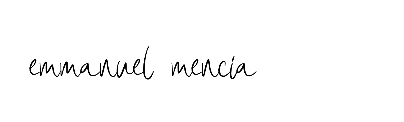 Signature of emmanuel-mencia