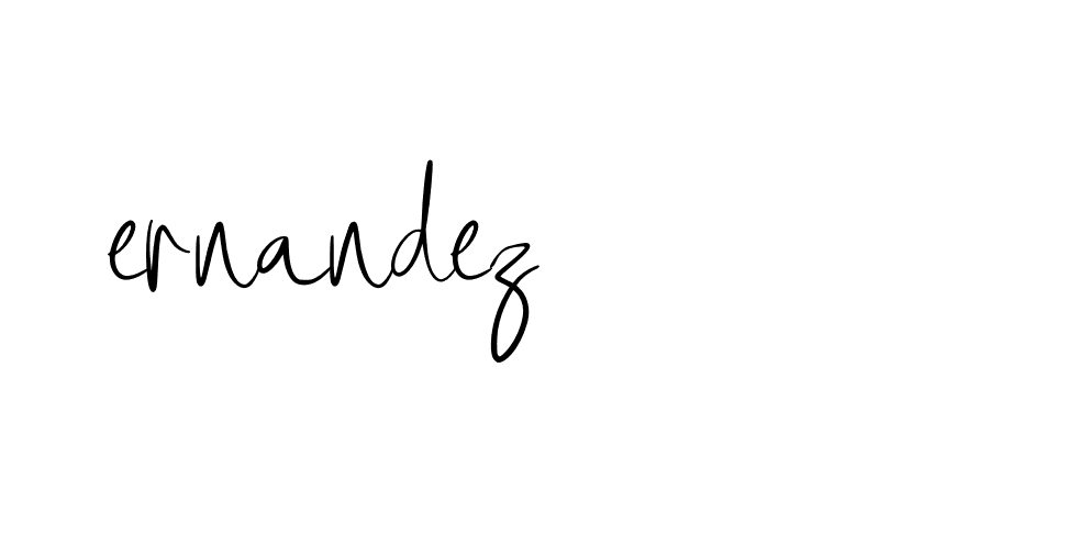 Signature of ernandez