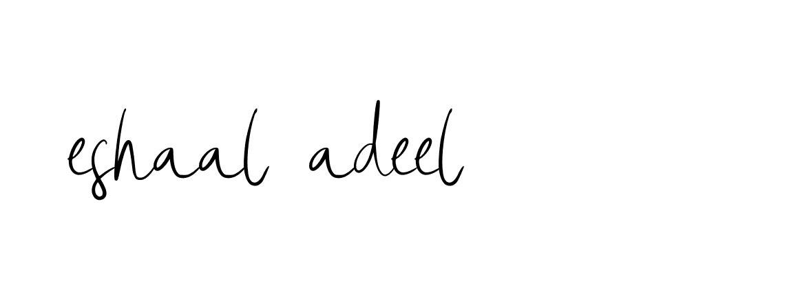 Signature of eshaal-adeel