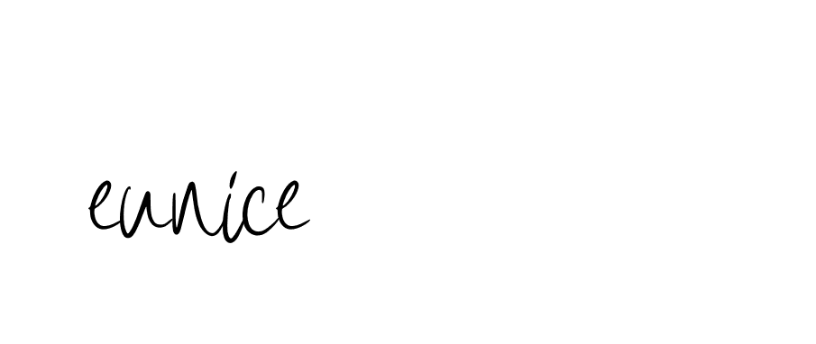 Signature of eunice-