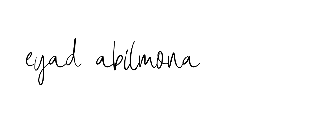 Signature of eyad-abilmona