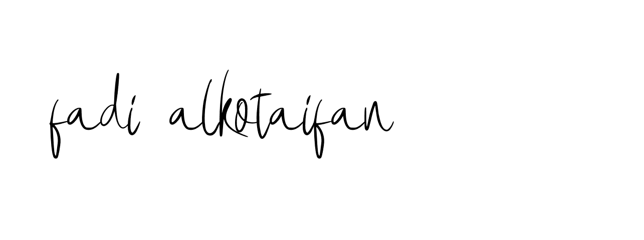 Signature of fadi-alkotaifan