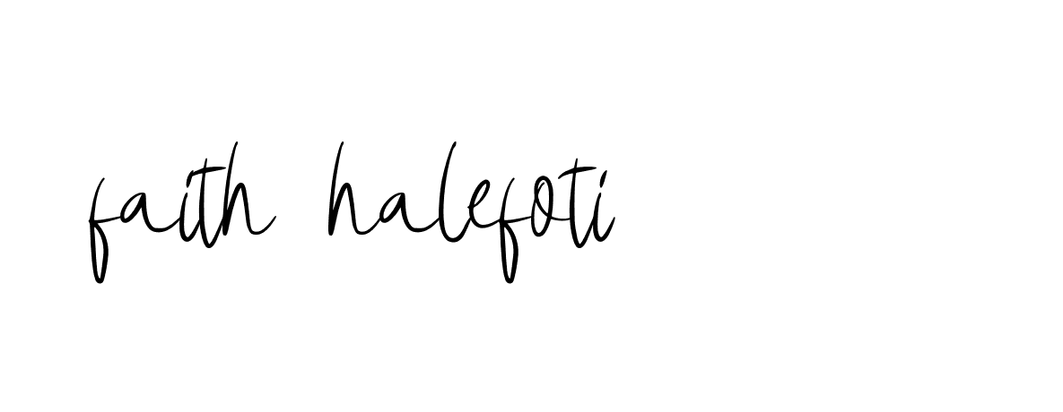 Signature of faith-halefoti