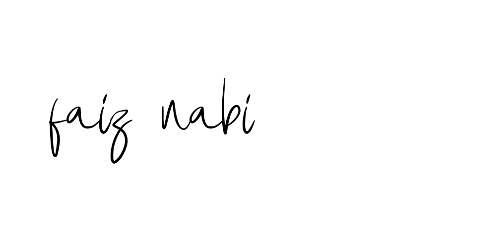 Signature of faiz-nabi