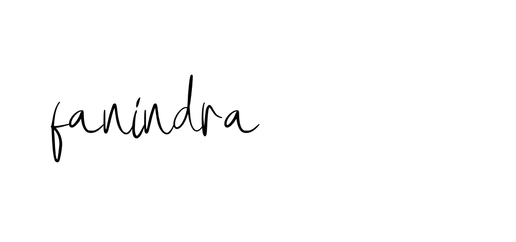 Signature of fanindra