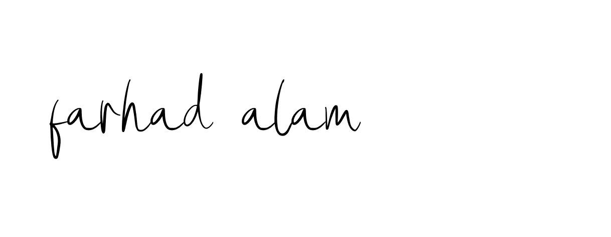 Signature of farhad-alam