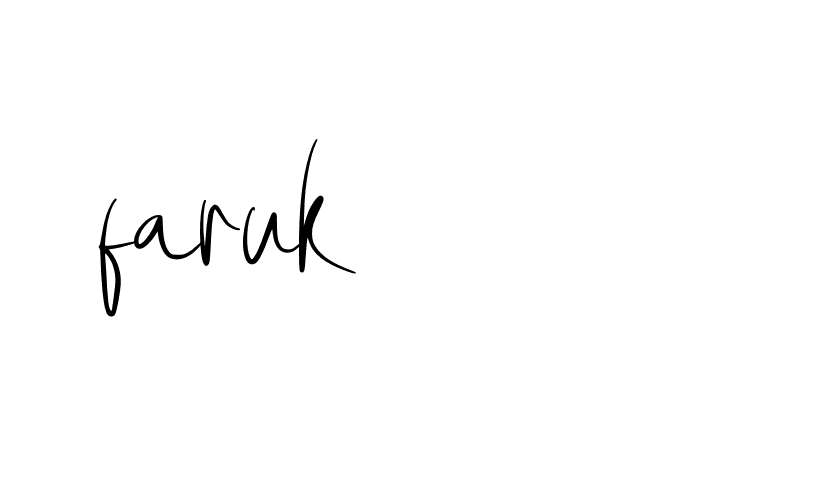 Signature of faruk