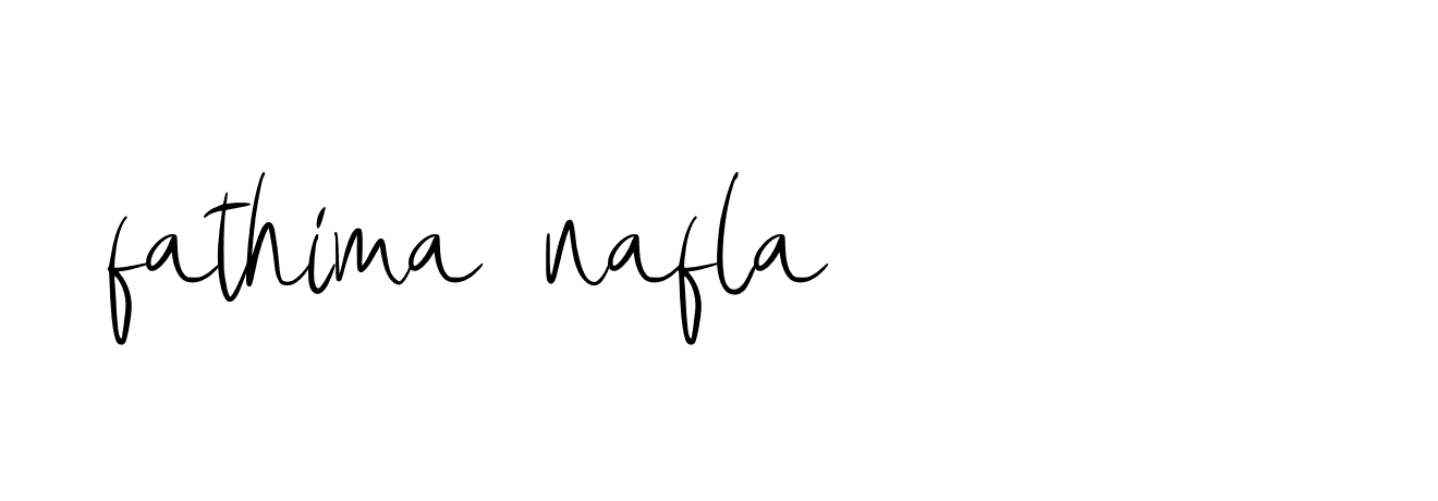 Signature of fathima-nafla-