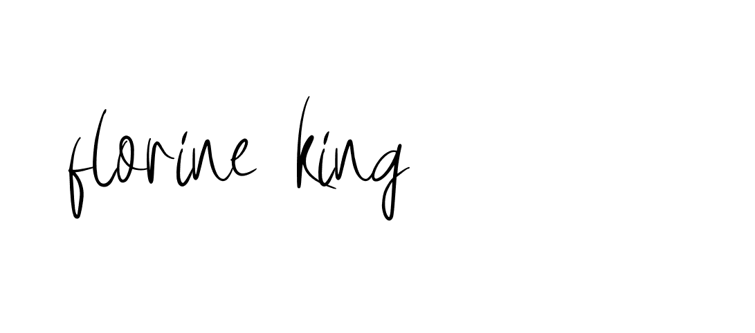 Signature of florine-king