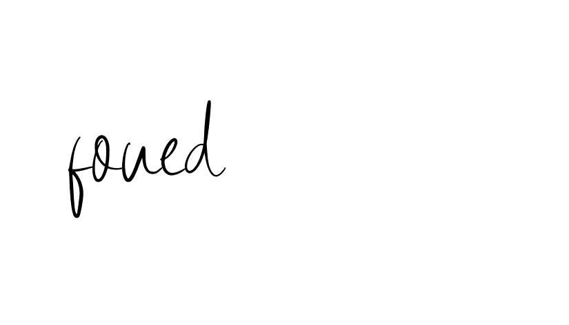 Signature of foued