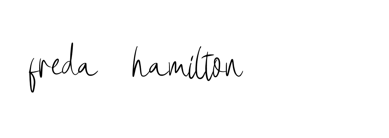 Signature of freda--hamilton