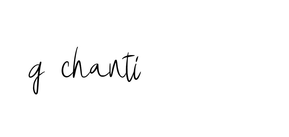 Signature of g-chanti