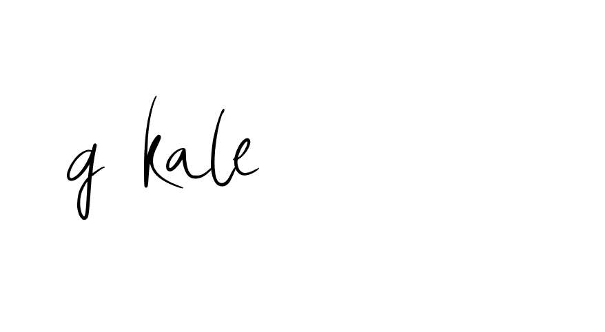 Signature of g-kale