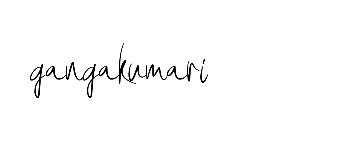 Signature of gangakumari