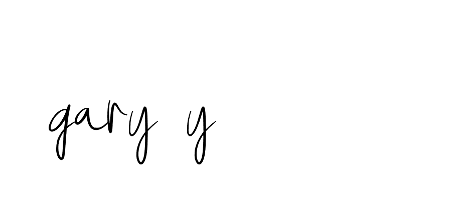 Signature of gary-y