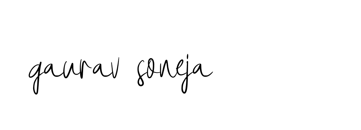 Signature of gaurav-soneja