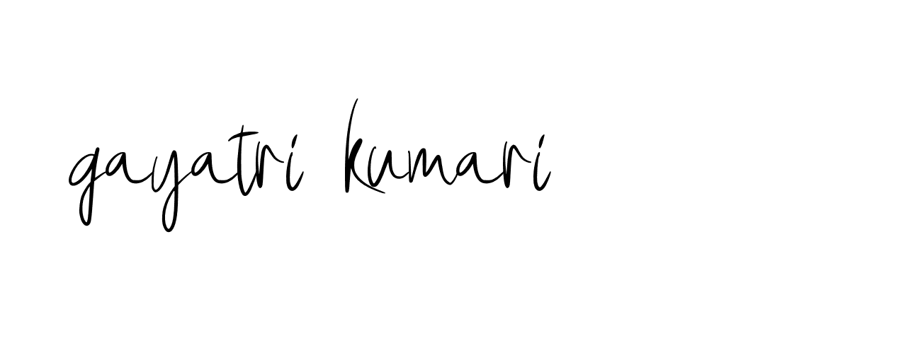 Signature of gayatri-kumari