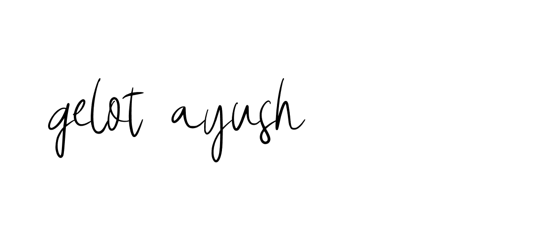 Signature of gelot-ayush