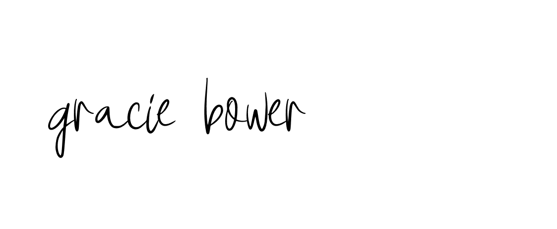 Signature of gracie-bower