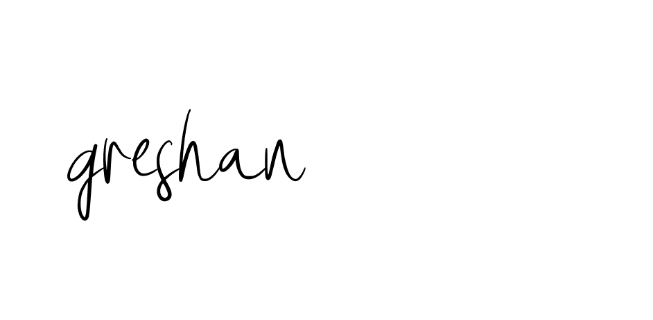 Signature of greshan