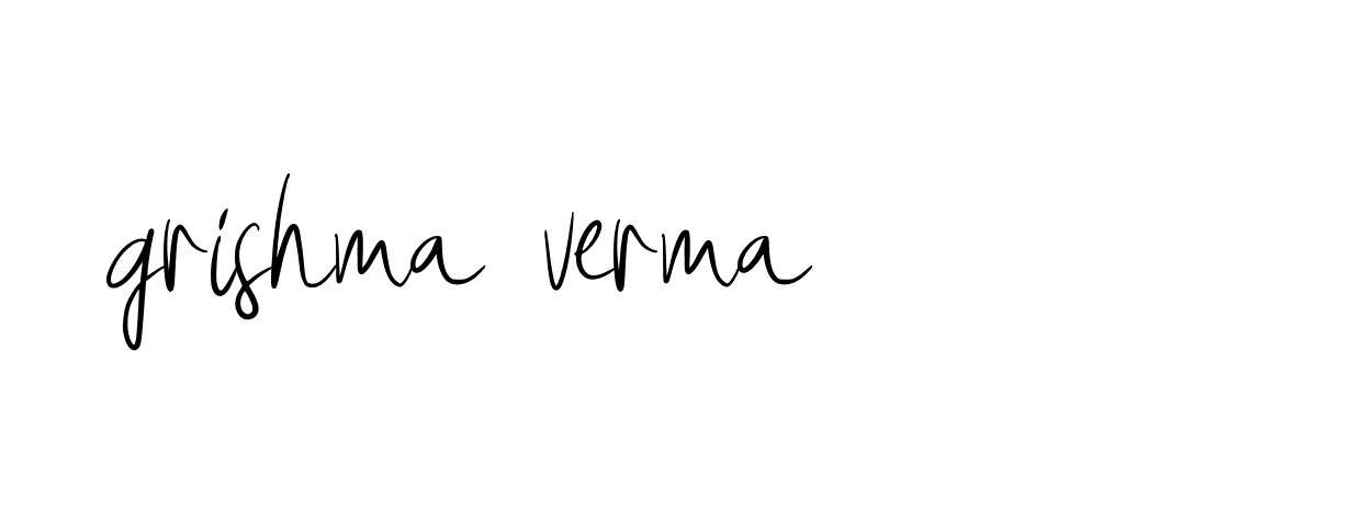 Signature of grishma-verma