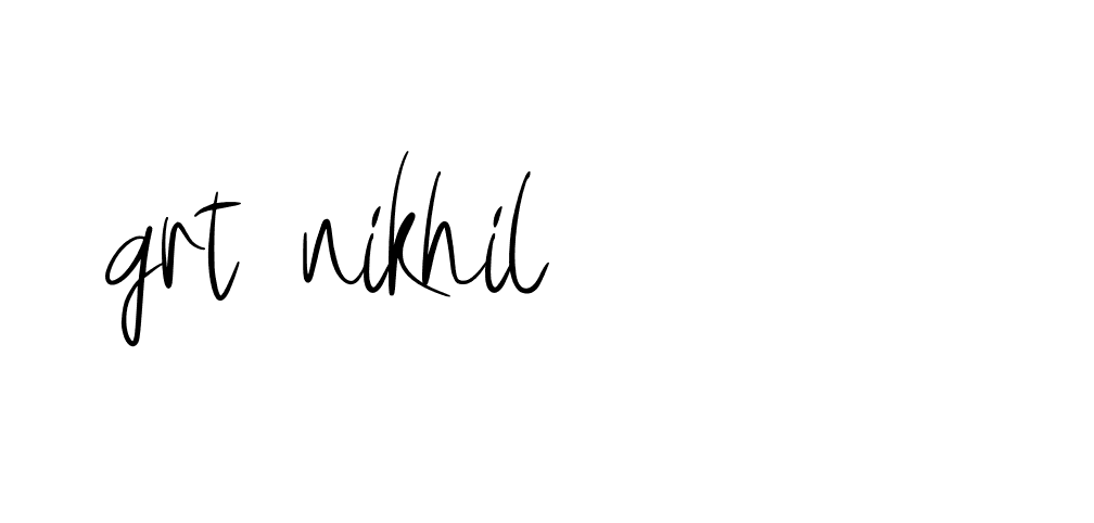 Signature of grt-nikhil