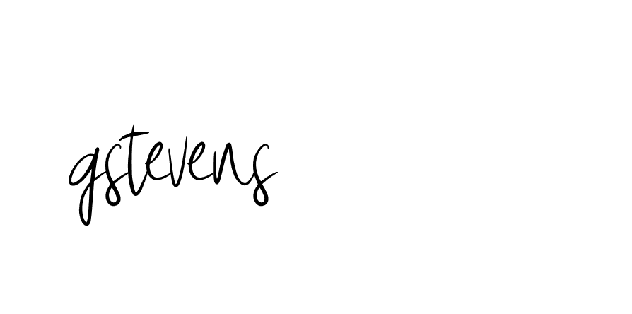 Signature of gstevens