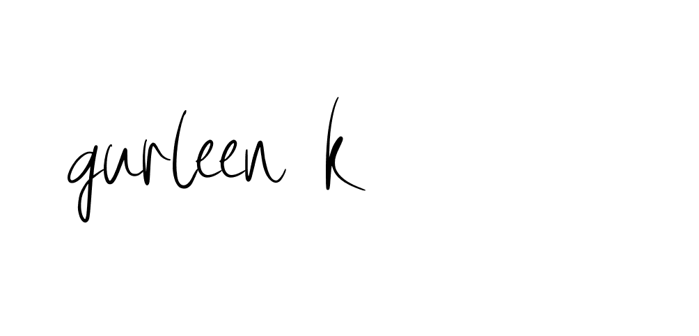 Signature of gurleen-k