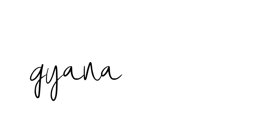 Signature of gyana