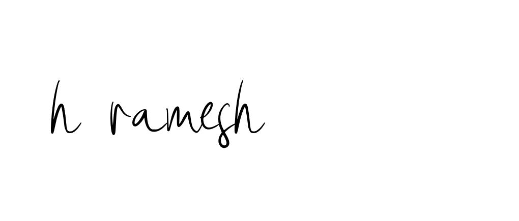 Signature of h-ramesh