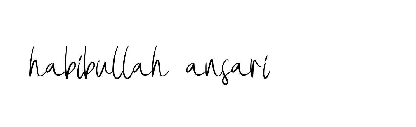 Signature of habibullah-ansari