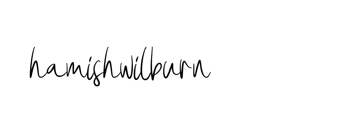 Signature of hamishwilburn