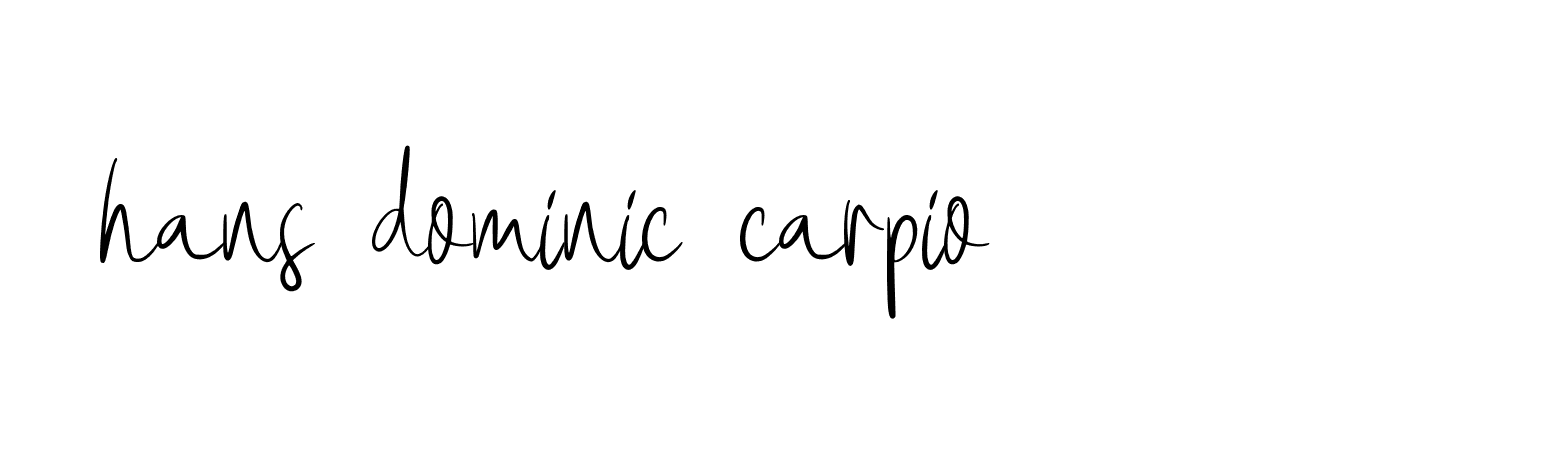 Signature of hans-dominic-carpio-