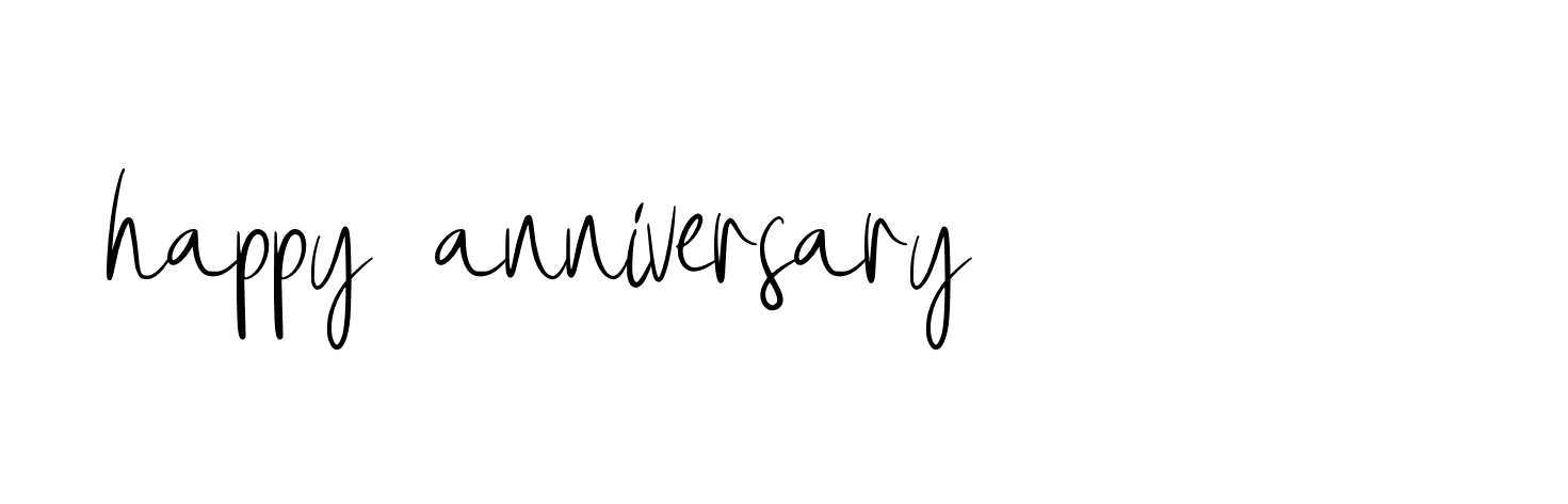 Signature of happy-anniversary-